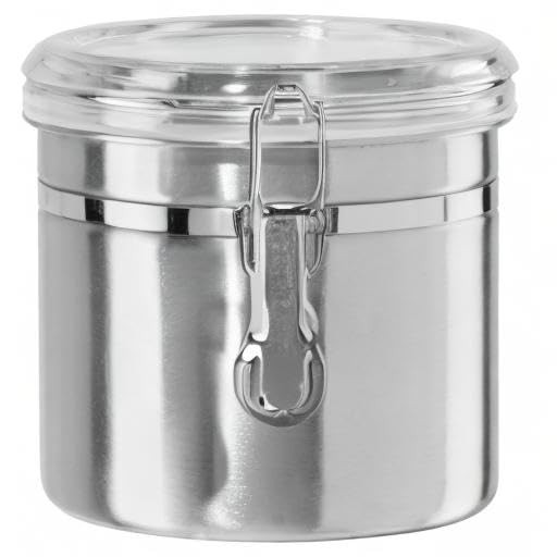 Oggi 36Oz Stainless Steel Food Storage Container With Airtight Clear Lid