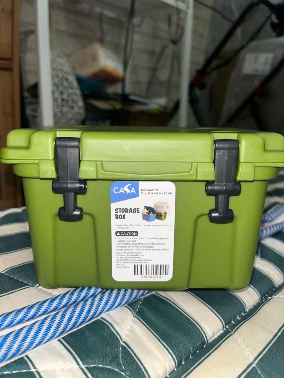 CASA Storage Box Safe Container 15.3 x 11.5 x 9.7