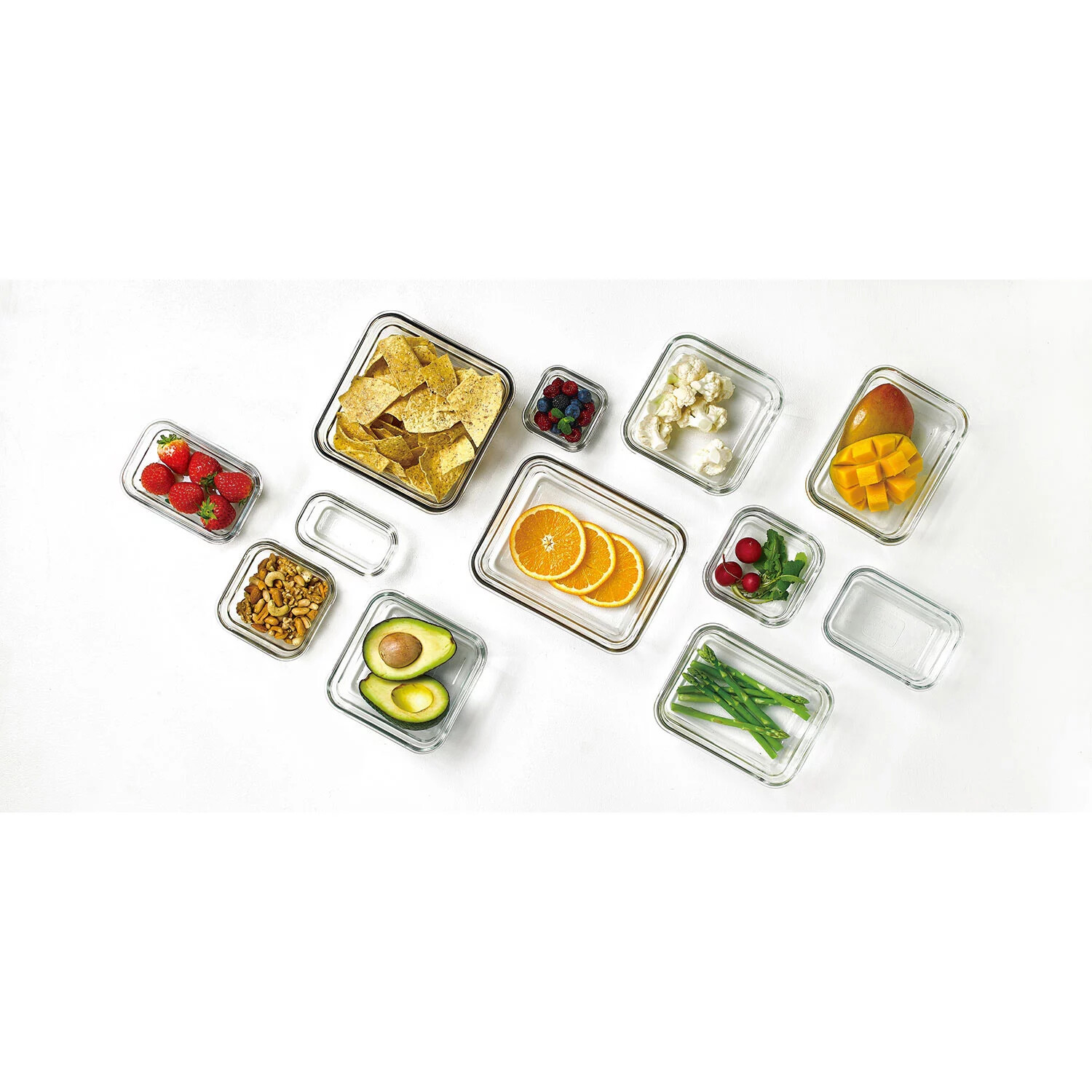Member’s Mark 24-Piece Glass Food Storage Set by Glasslock
