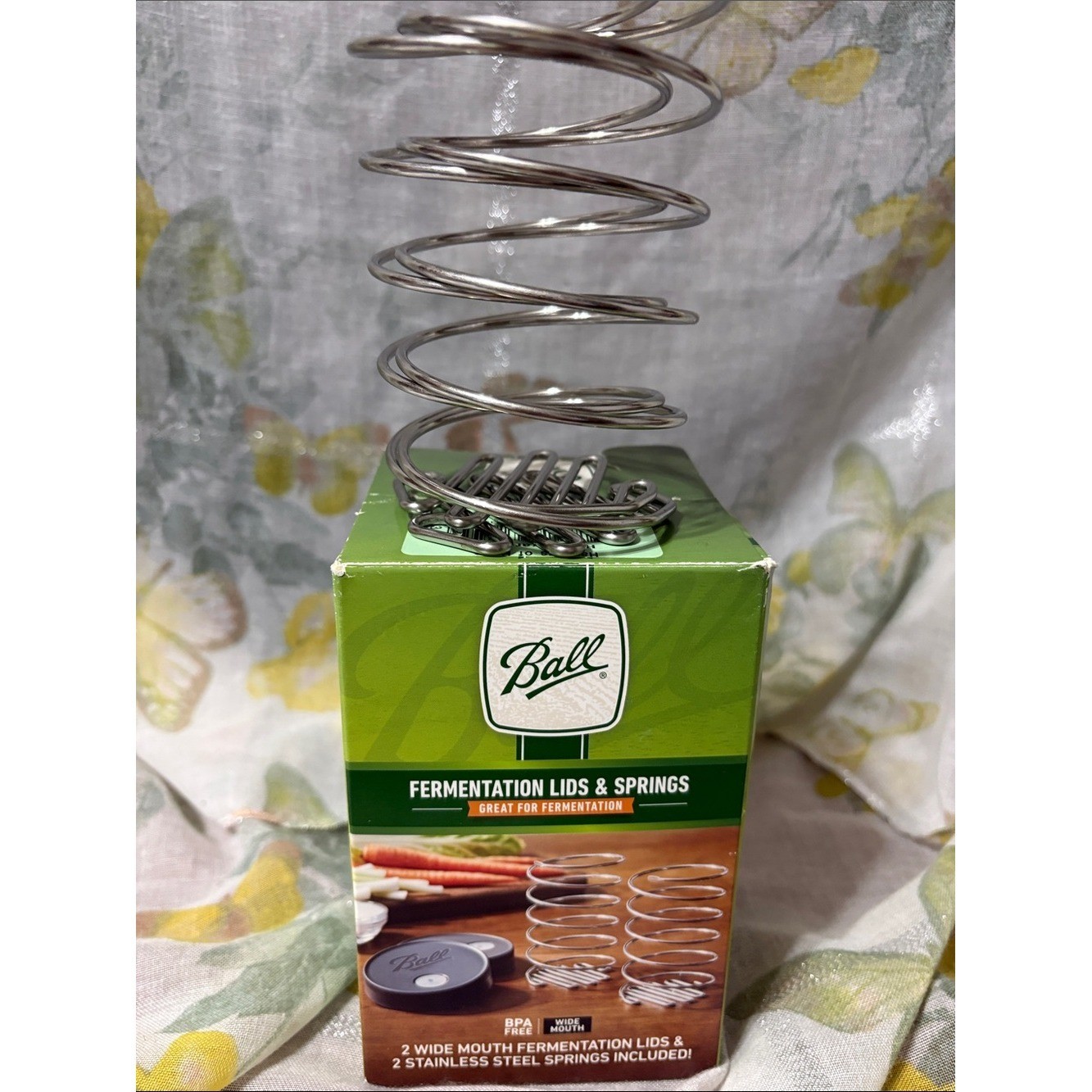 Ball Green Fermentation Lids & Springs – Stainless Steel