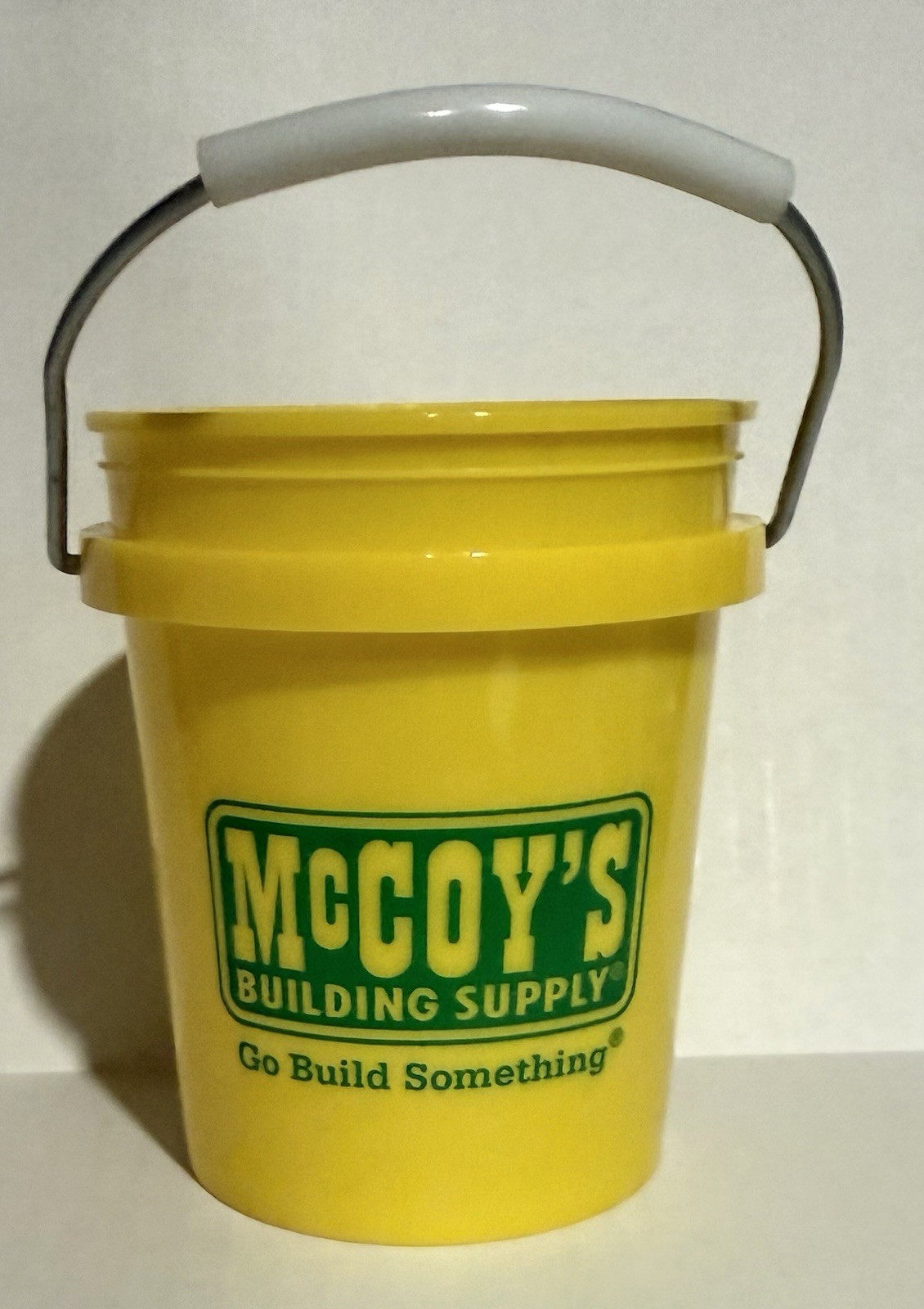McCoy’s Building Supply Mini Bucket without Lid ~ Yellow ~ 0.5 qt ~ NEW