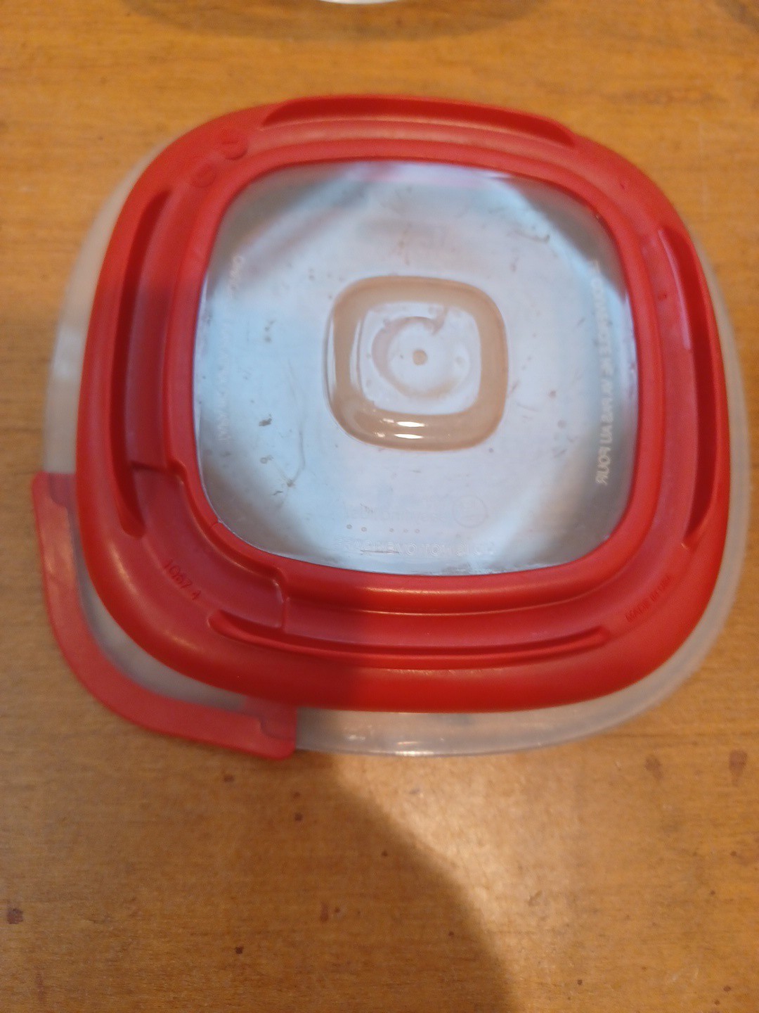 Rubbermaid Glass Storage Container 1 Cup Red Lid 7N68 Discontinued Easy Find Lid