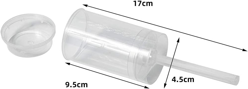Clear Push-Up Cake Pop Shooter (Push Pops) Plastic Containers with Lids, Base &