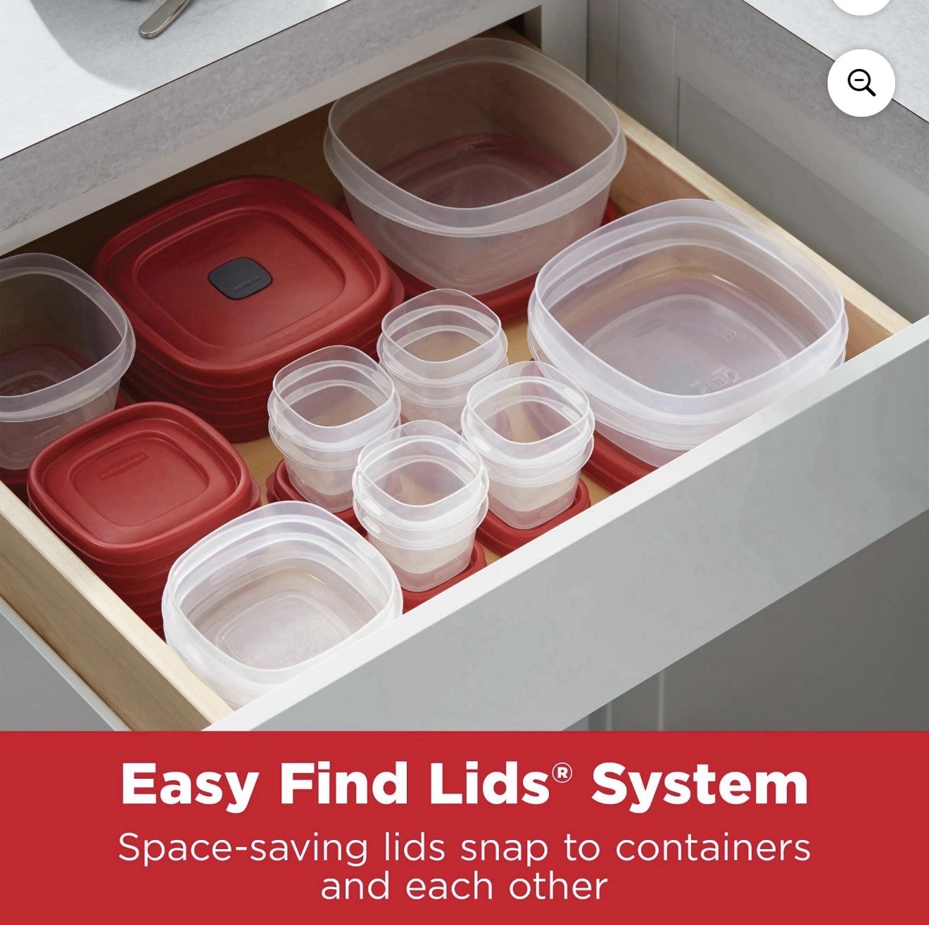 RUBBERMAID 26-pc. Easy Find Lids Food Storage Container Set