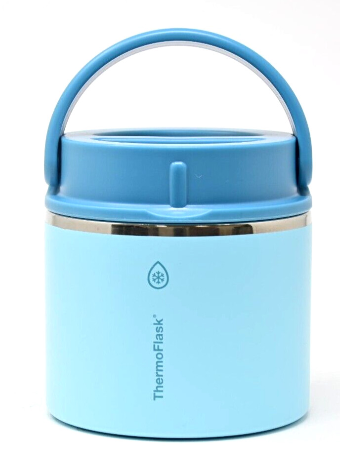 Thermoflask Insulated Food Jar Stainless Steel BPA free Blue 20oz