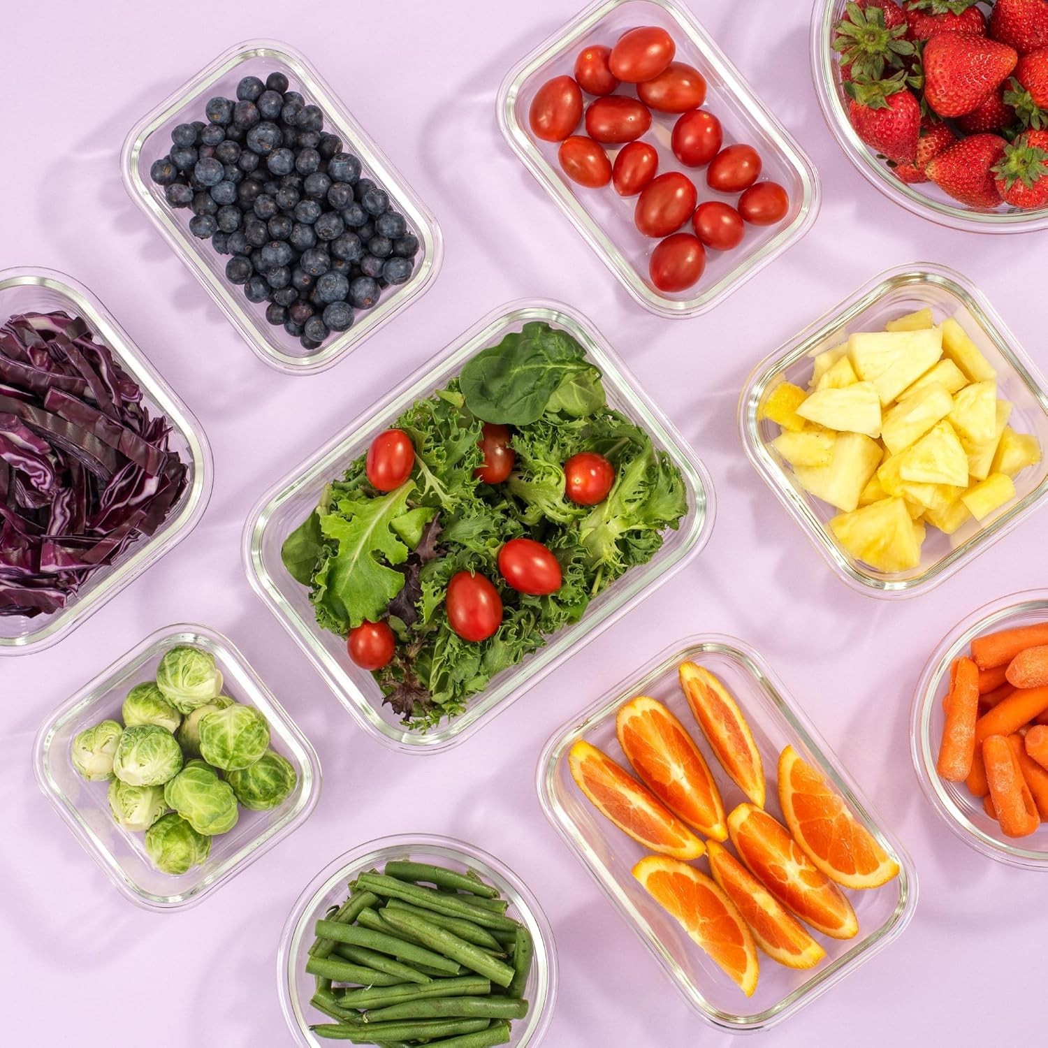Versatile 24pc Glass Tupperware Set – Airtight & Microwave Safe Solutions