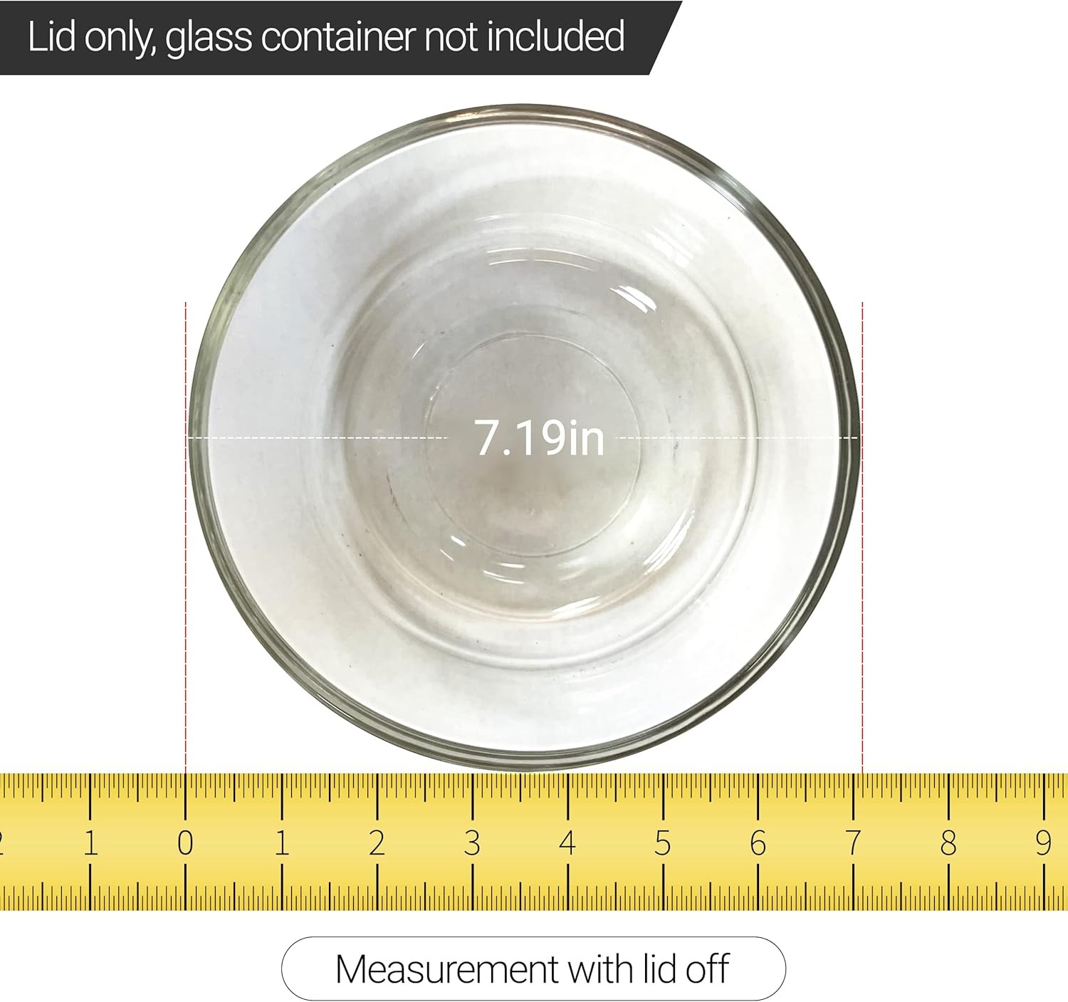 Replacement Lids fits Pyrex 6 & 7-Cup Glass Food Storage Container Bowls