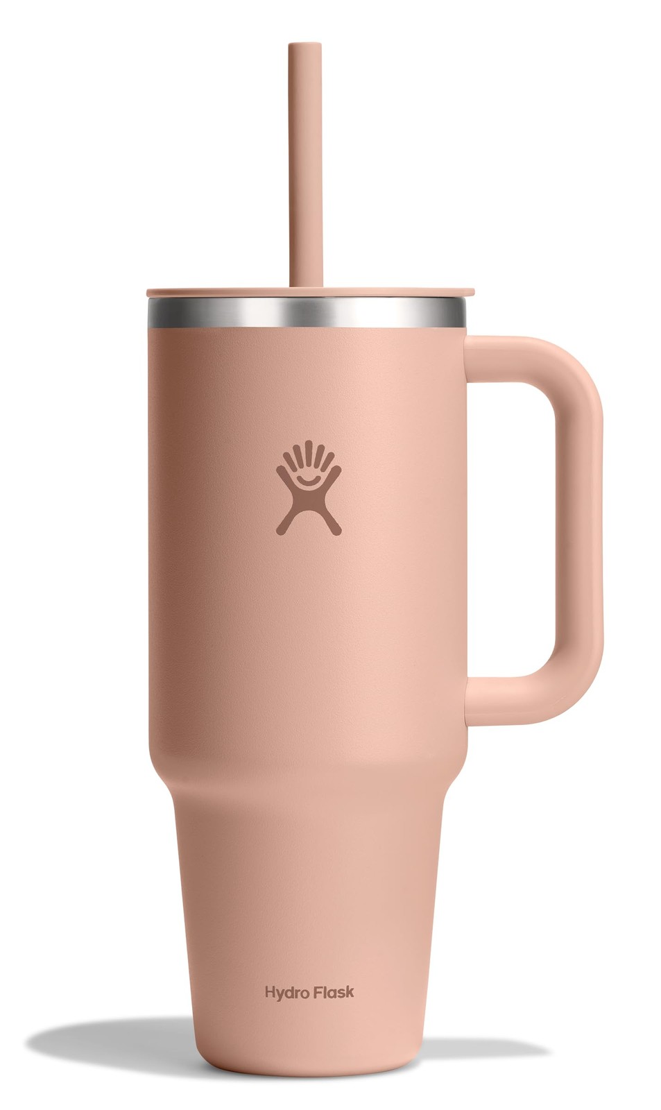 Hydro Flask Travel Tumbler Handle Lid And Straw – Insulated Stainless Steel In