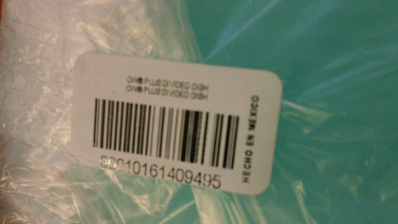 Tupperware Crystalwave Plus Divided Dish w/ Vent- Aruba-NIP