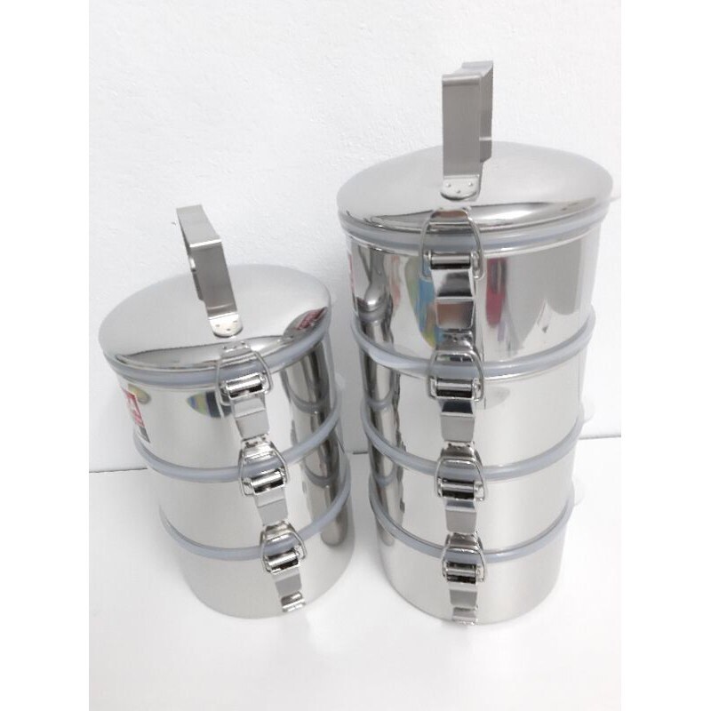 Zebra Brand Pinto Food Carrier Lunch Box Stainless Steel Smart Lock 14 cm