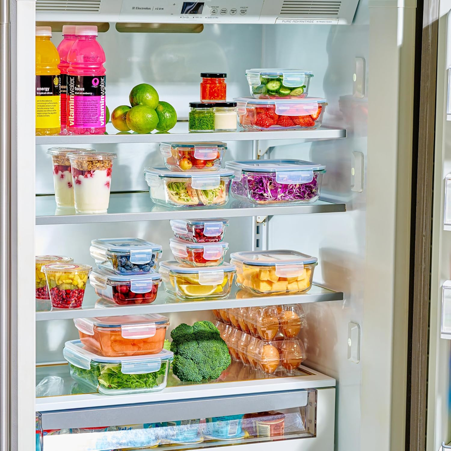 40Pc Set Glass Food Storage Containers & Bowls with Airtight Lids – Leakproof Bp