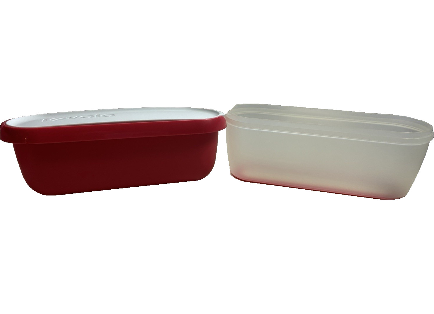 Tovolo Glide-A-Scoop Non Slip Base Insulated Ice Cream Tub 1.5 Qt Lot of 2