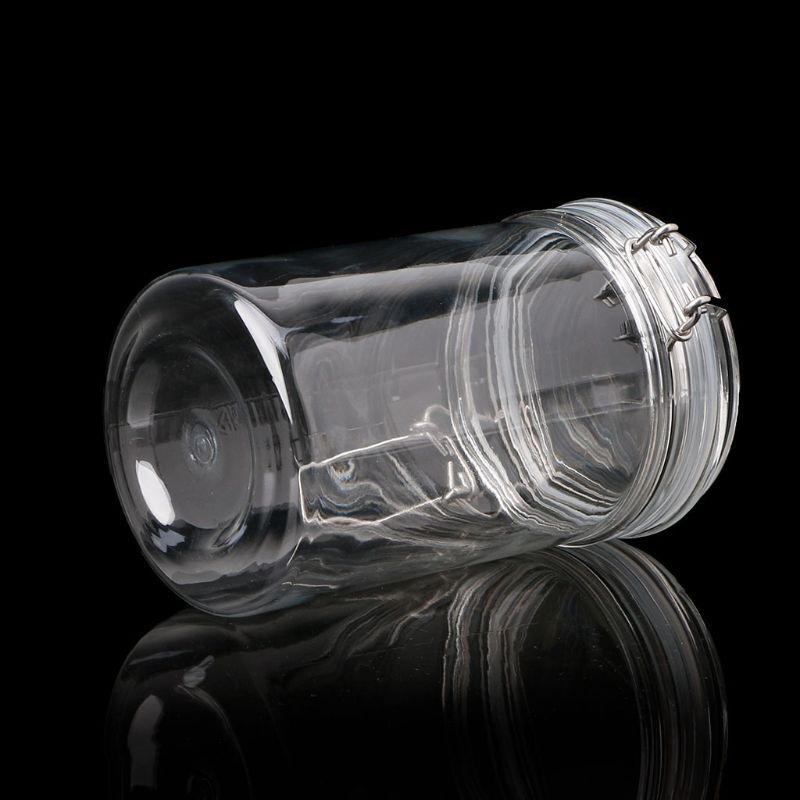 1500ML Round Clip Top Storage Jar With Airtight Seal Lid Container