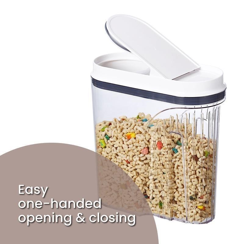 Airtight Cereal Container 19 Cup W/ Pop Up Lid Easy Pour Spout BPA Free New