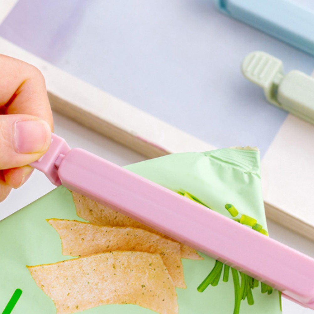 15Pcs Plastic Food Sealer Clip Assorted Color Clamp for Freshness Preservation