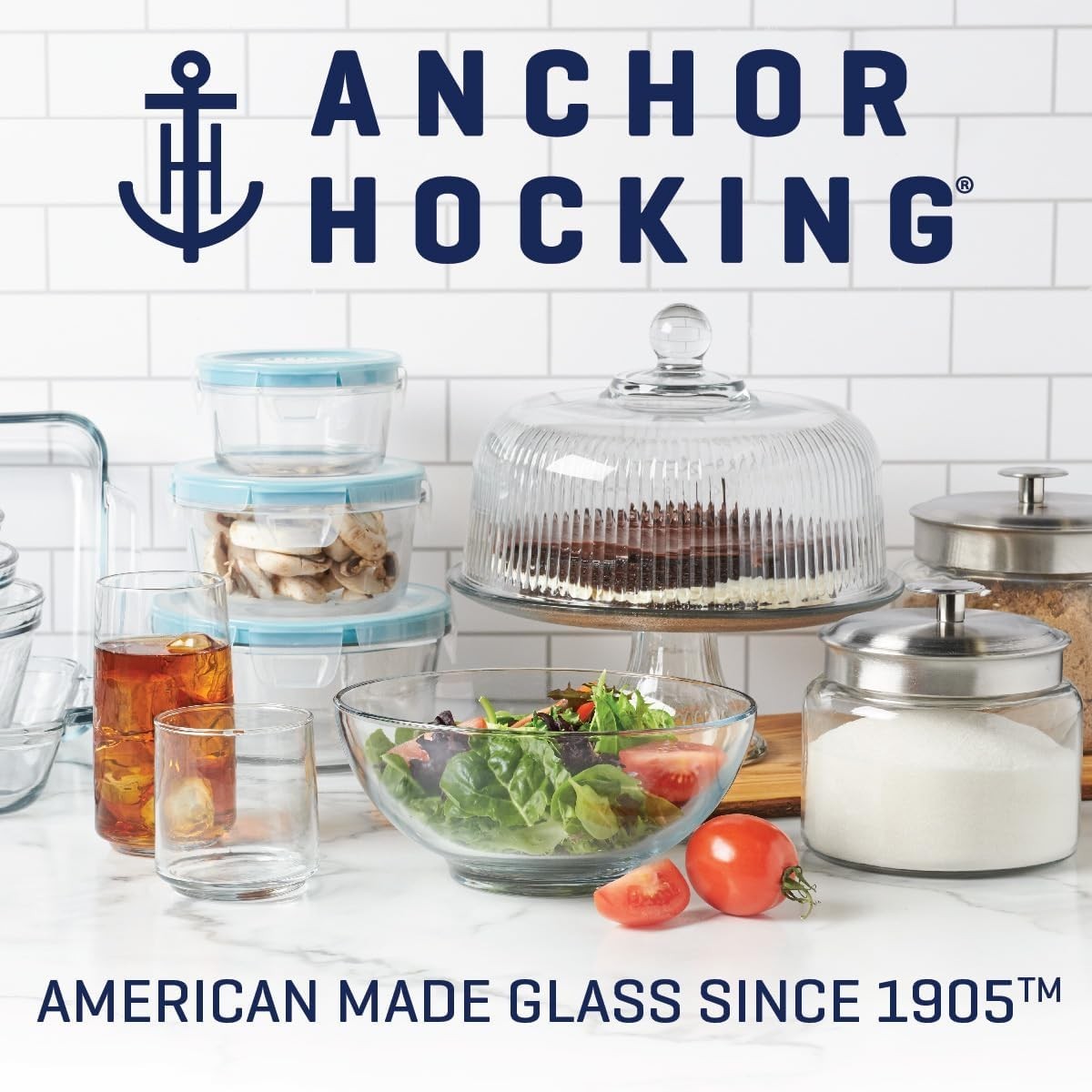 Anchor Hocking 12pc Glass Food Storage Containers w/ Red SnugFit Lids