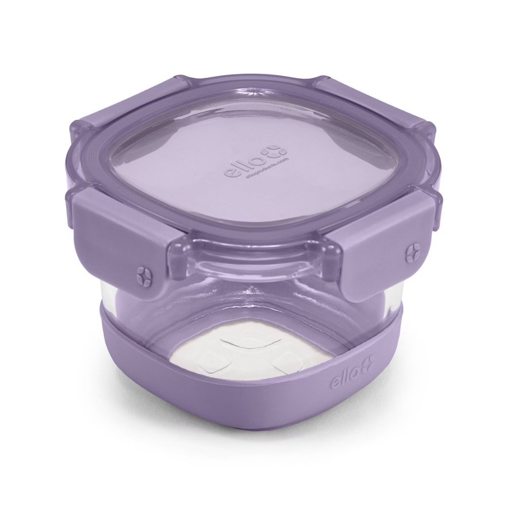 Ello 4pc 2c Glass Refresh Round Food Storage Container Set