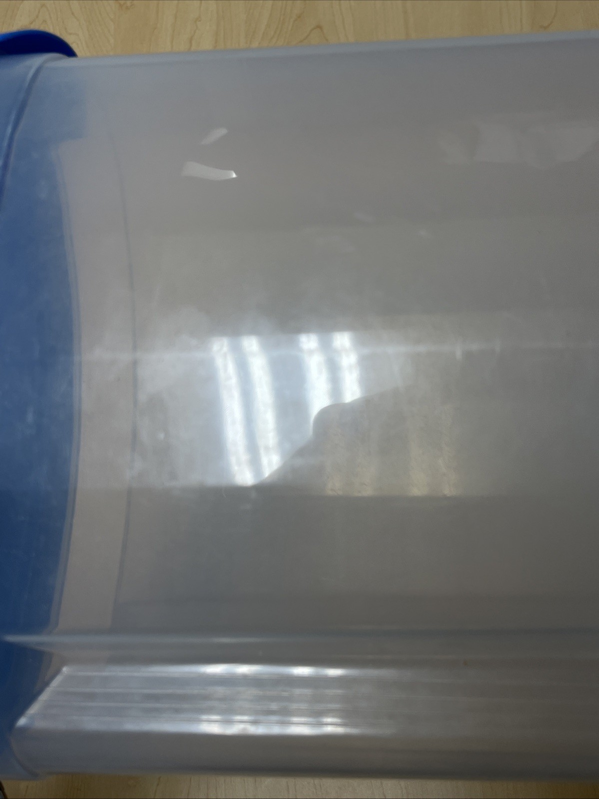 Vtg Rubbermaid Servin Saver Cereal Storage Container 1.5 Gallon BLUE w EZ Lid #5