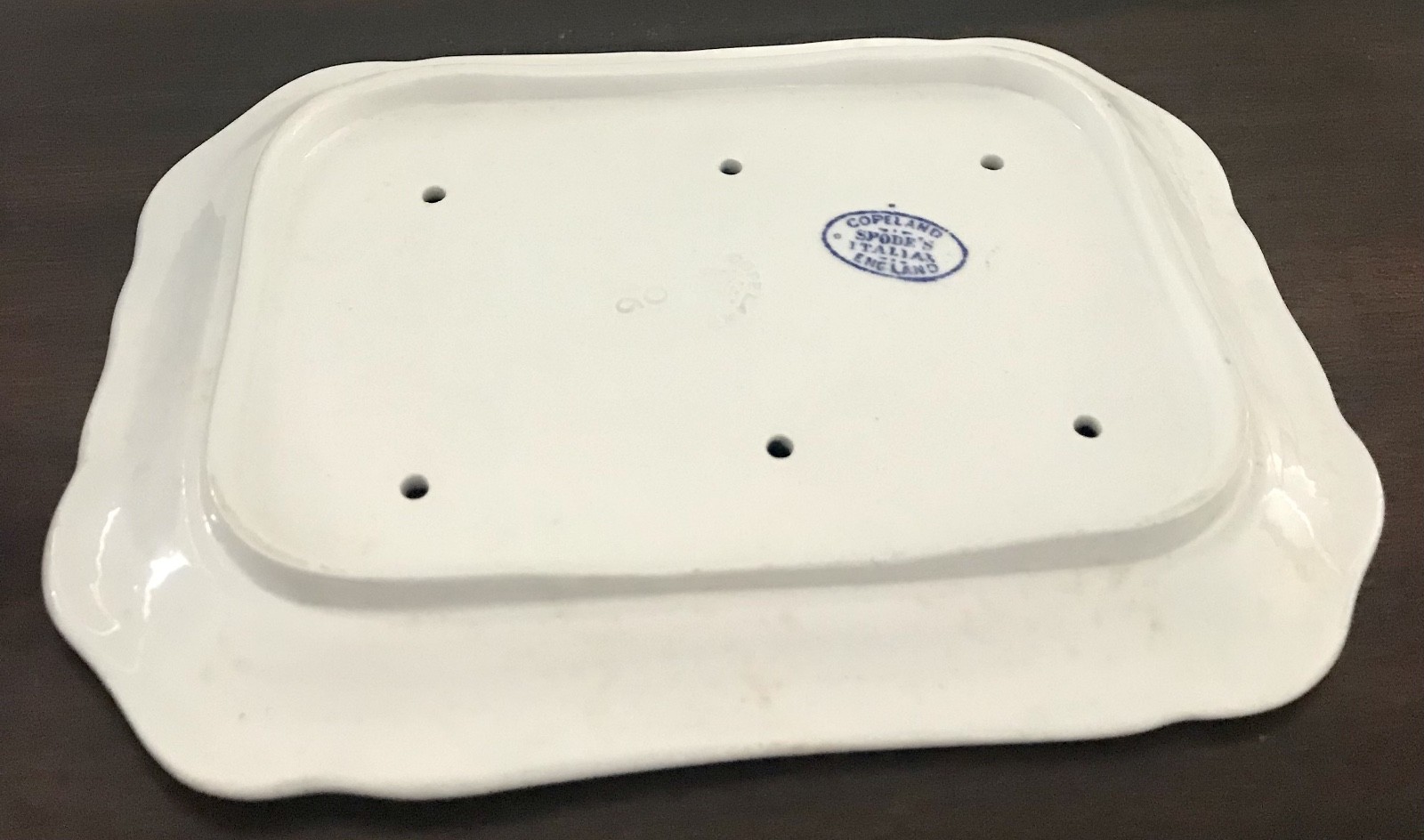 RARELY SEEN – EARLY 1900s COPELAND SPODE ITALIAN DESIGN LARGE CHEESE PLATE w LID