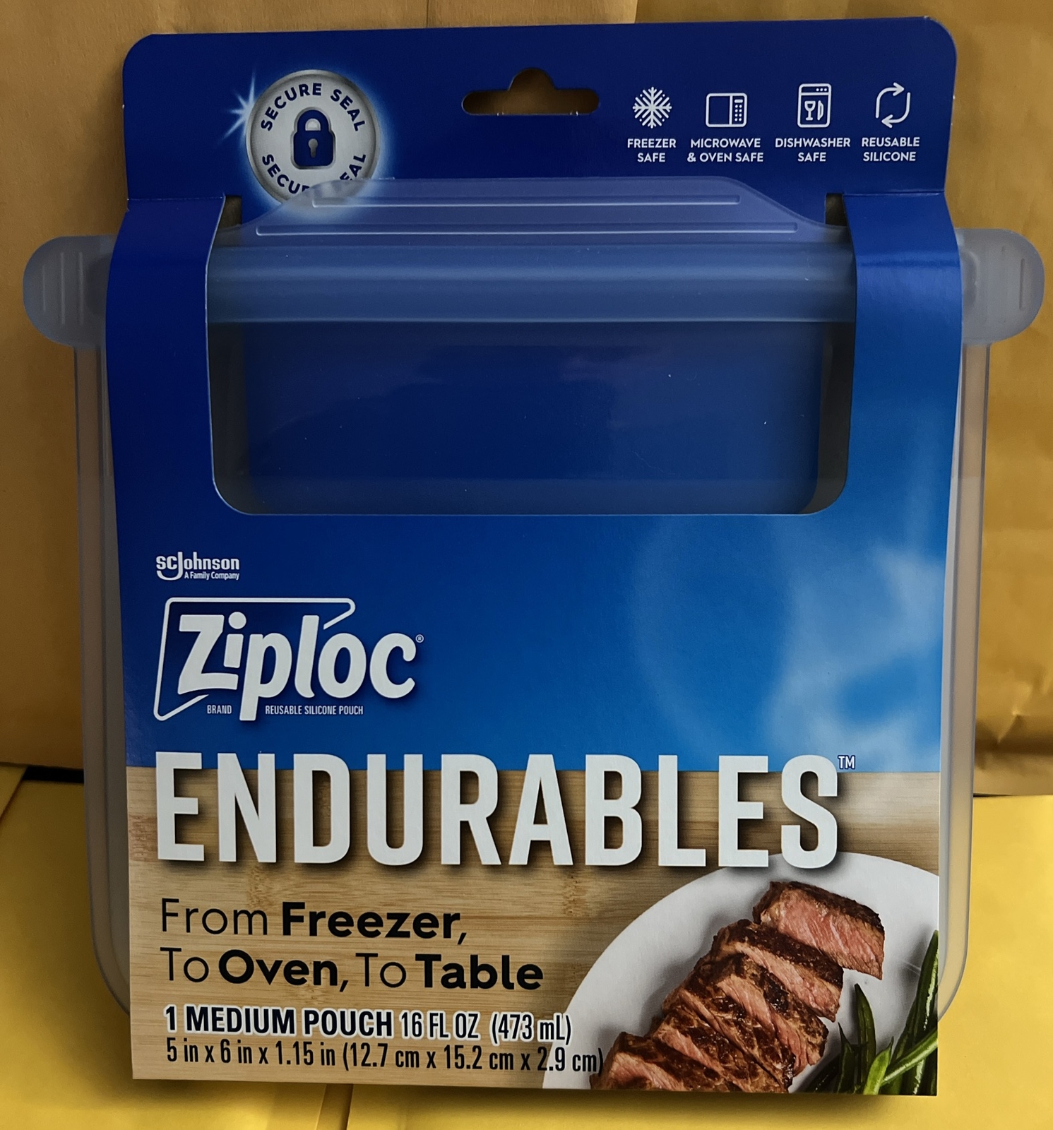 Ziploc Endurables Medium Pouch Reusable Silicone
