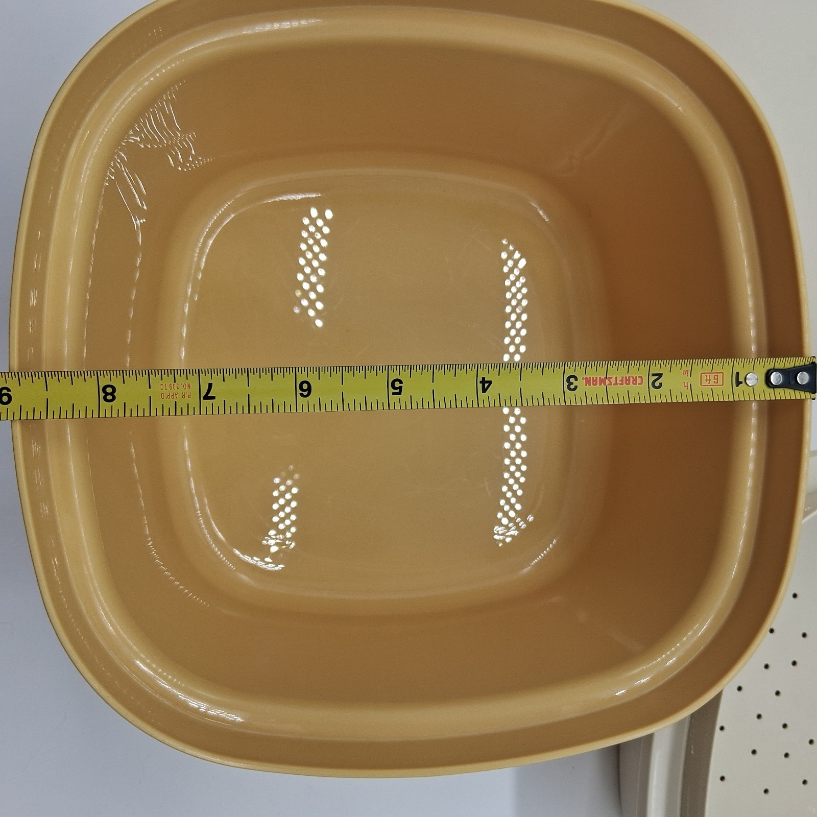 Vintage 3 Quart Tupperware Harvest Gold Steam N Store Steamer 888 Strainer w Lid
