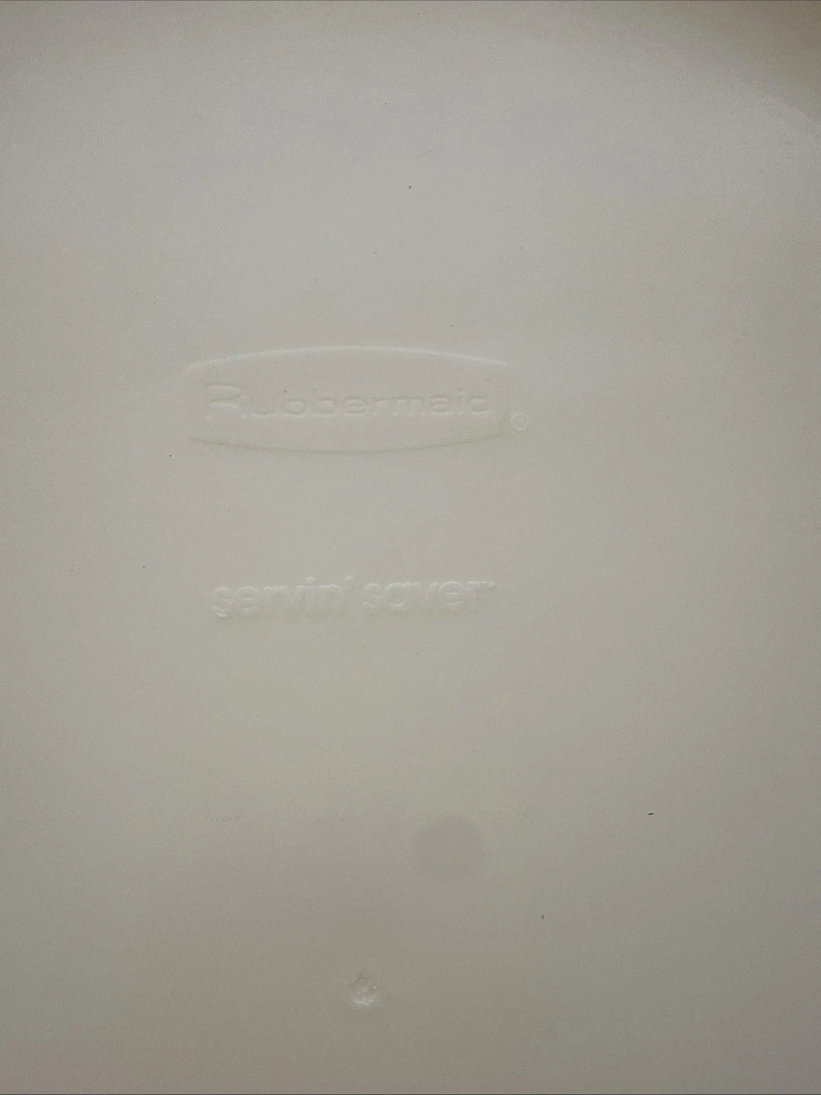 VTG RUBBERMAID SERVIN SAVER Cake Keeper Carrier Container Almond Base 13″x7″