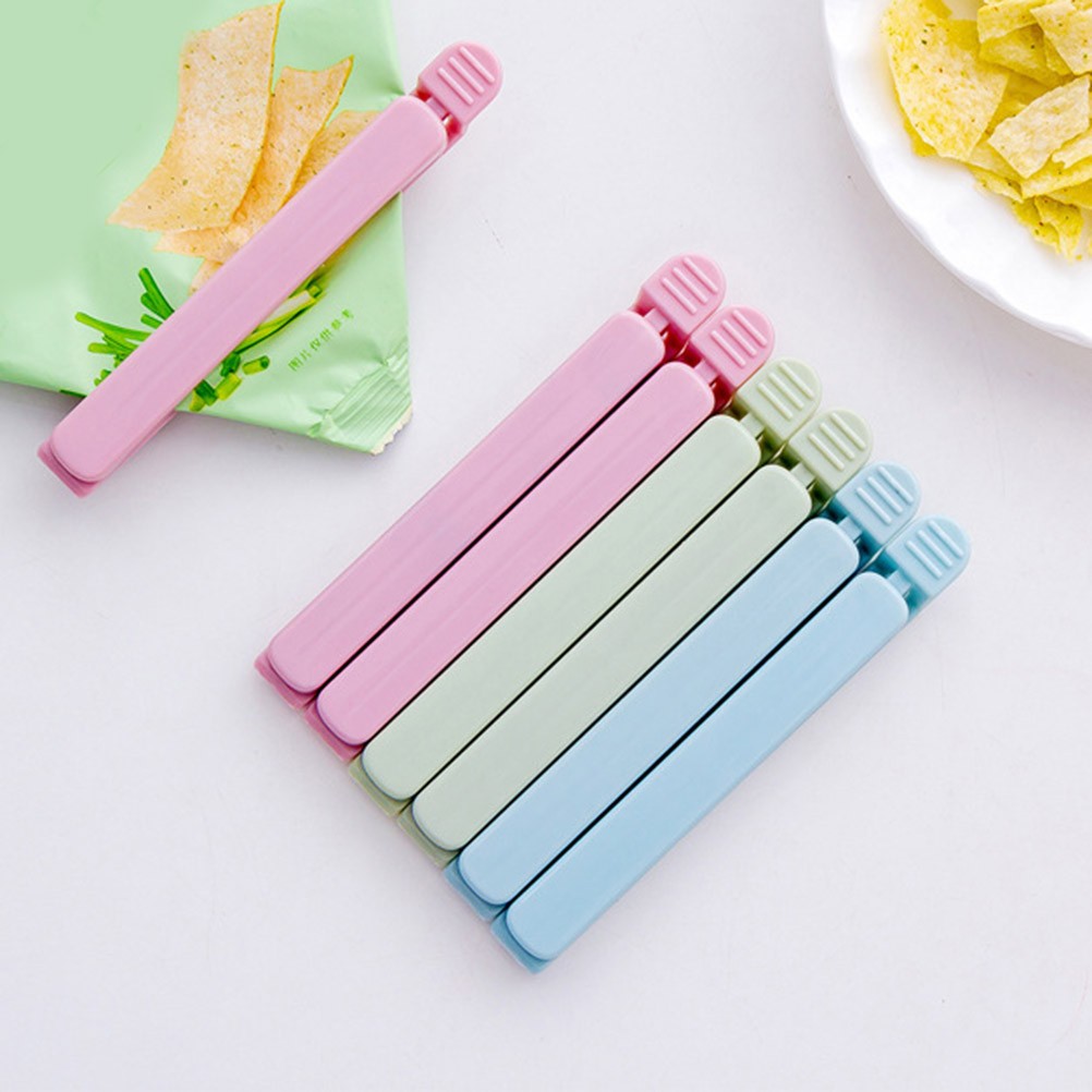 15Pcs Plastic Food Sealer Clip Assorted Color Clamp for Freshness Preservation