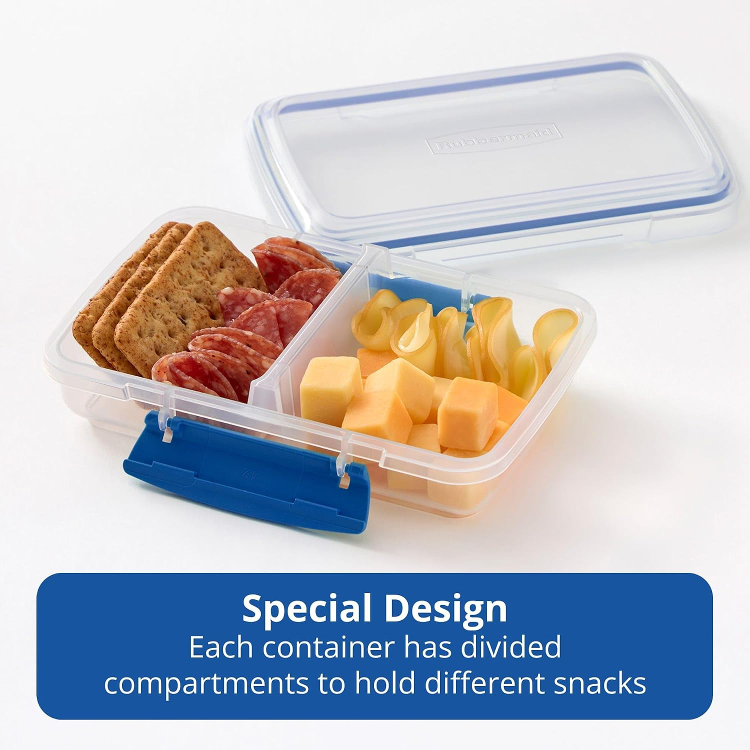 Rubbermaid Pack & Go Set with Two 350 Ml Containers and Two 820 Ml Containers, D