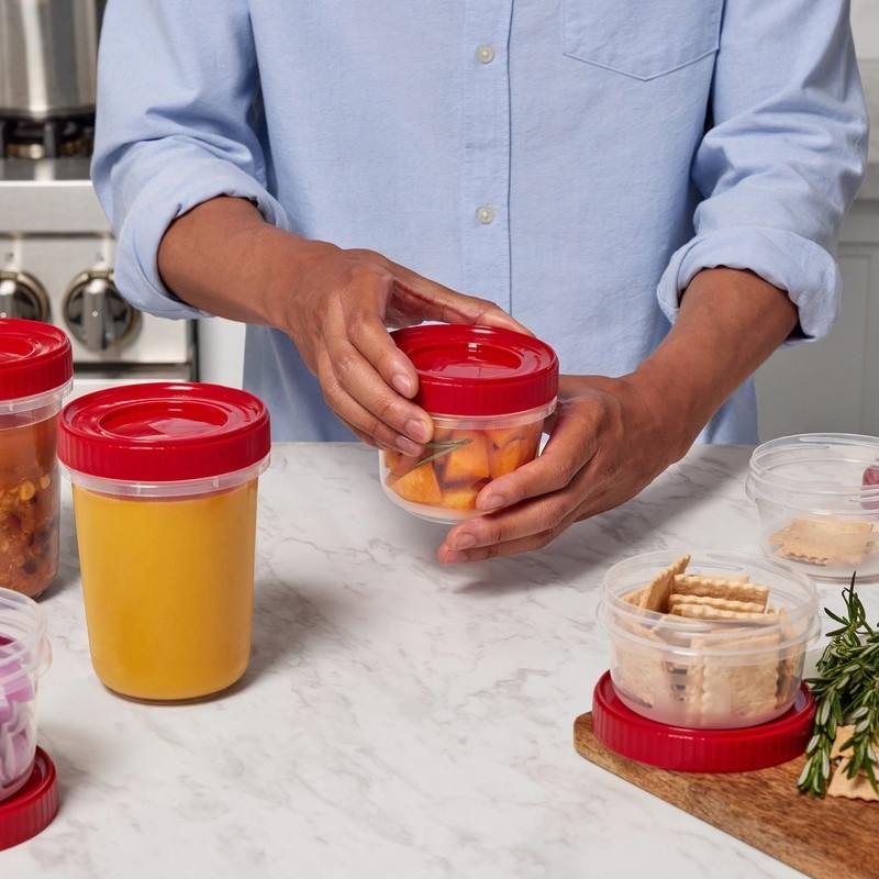 Food Storage Container Set BPA Free Leakproof Microwave Safe Stackable 40 Count