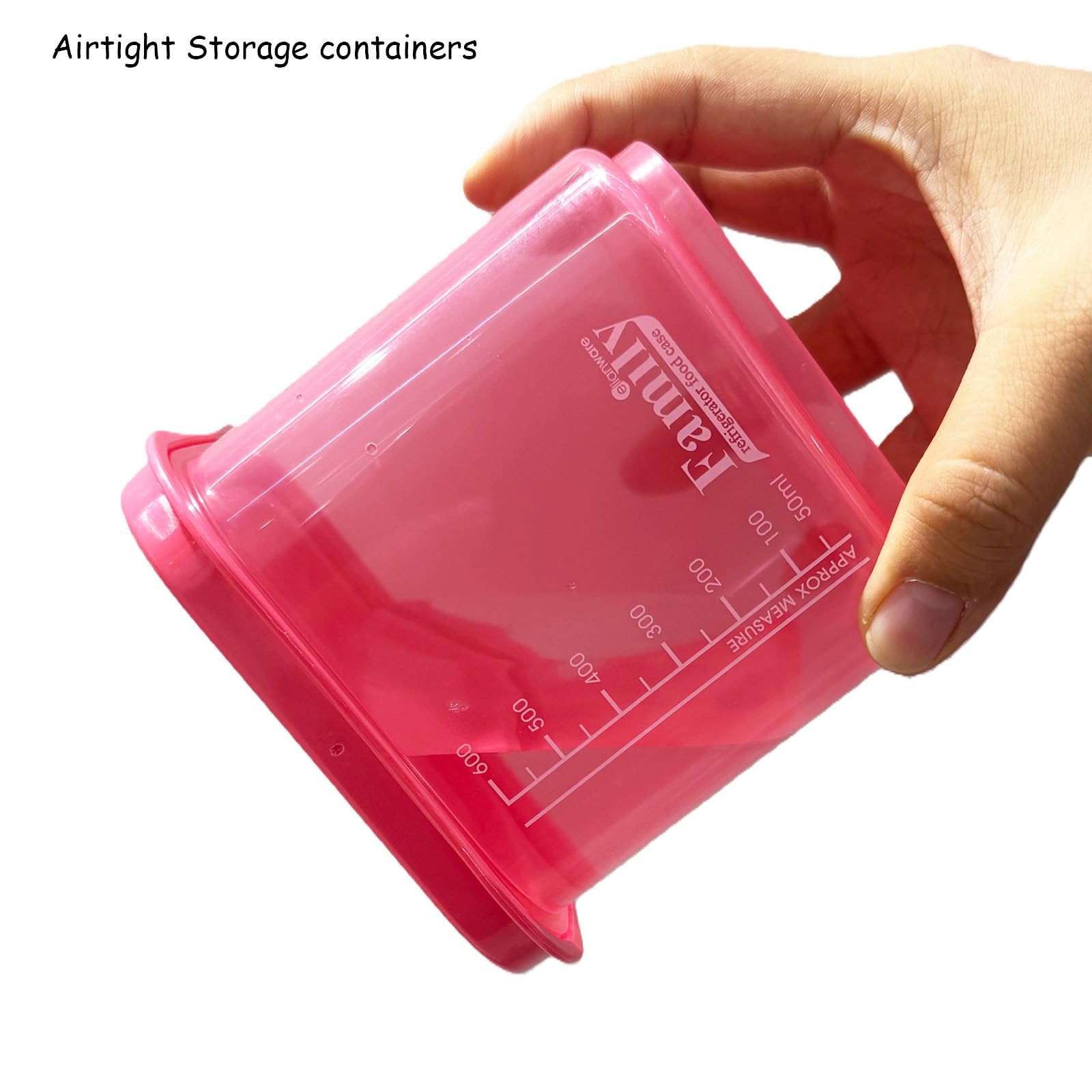 4-Piece Airtight Food Storage Containers with Lids Family 4 Piece Set, Blue