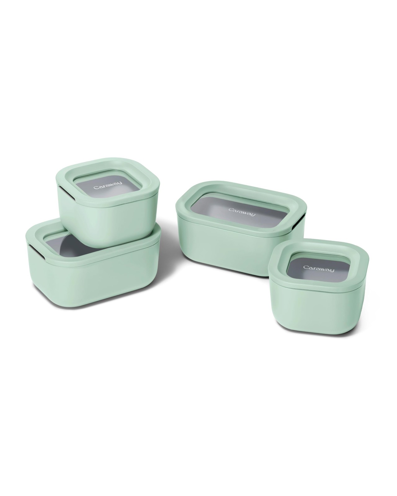 Caraway Mini Food Storage 9pc Set – Glass Storage Containers for Food – Non-T…