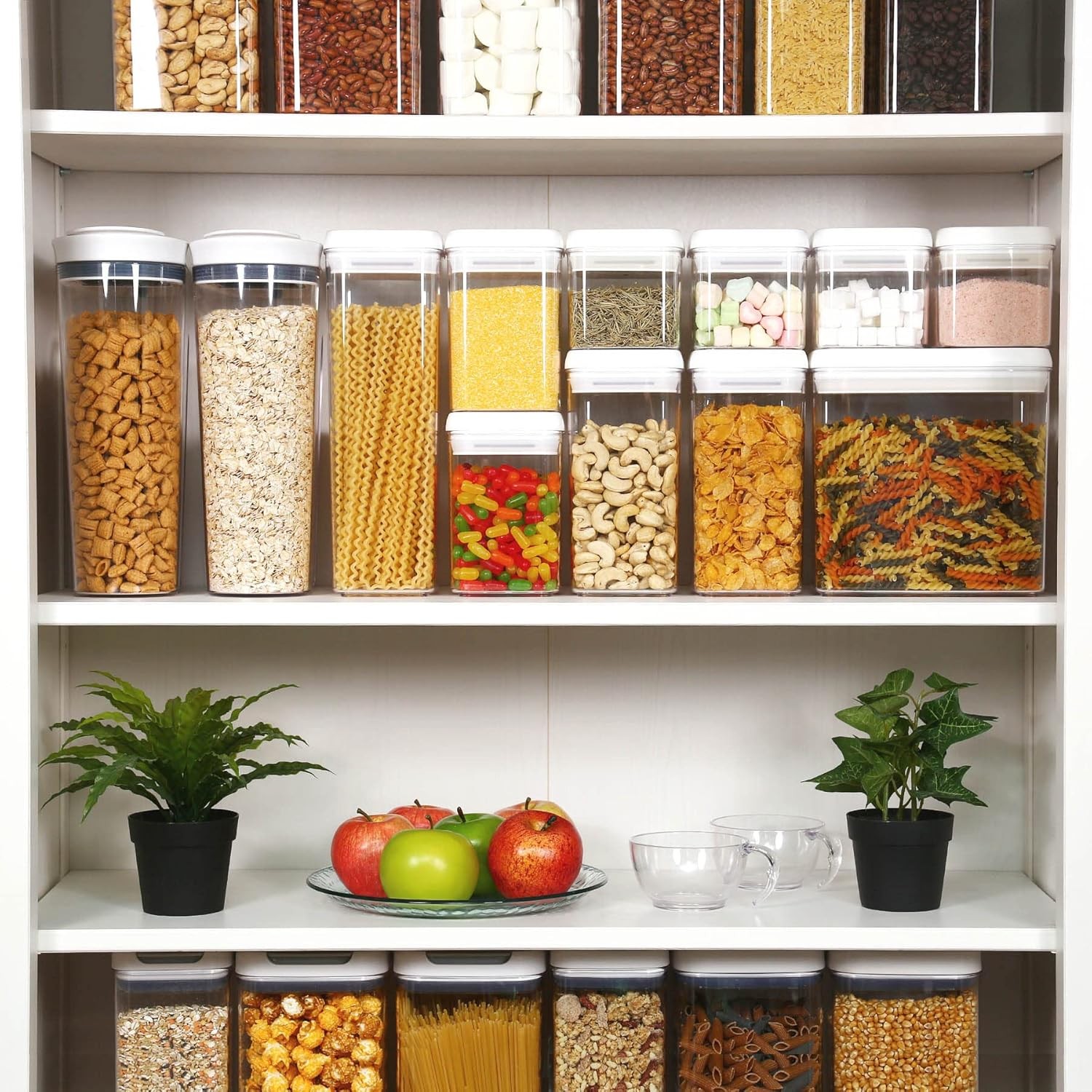 Flip Tite Storage Container with 4 Inch Lid SQUARE & RECTANGLE