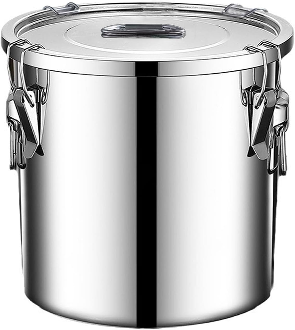 304 Stainless Steel Food Storage Containers with Lids Lock Clips Airtight Contai