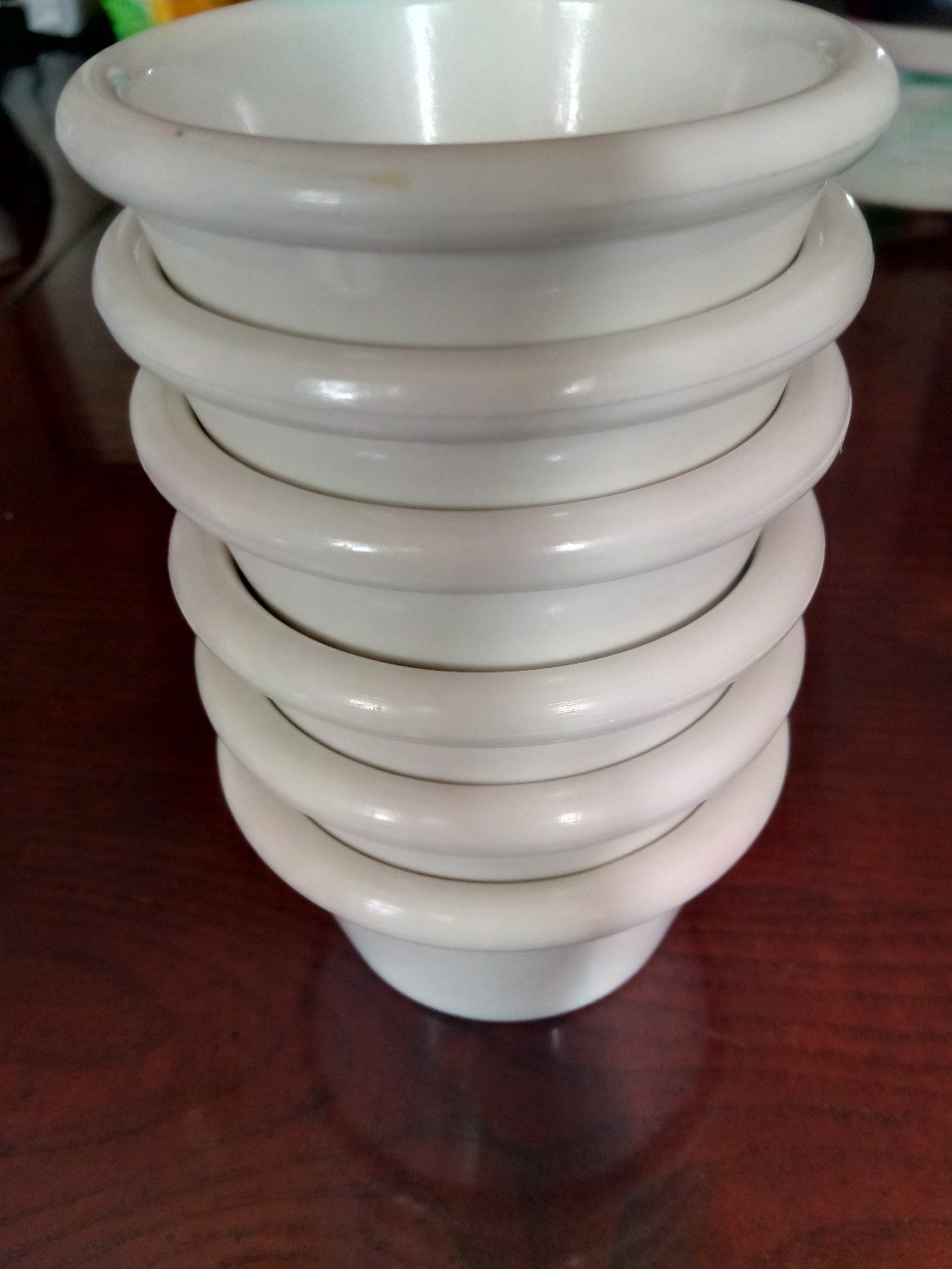 6 Each Mini Restaurant Sauce Cup Chutney Dipping Containers White-SHIPS N 24 HRS