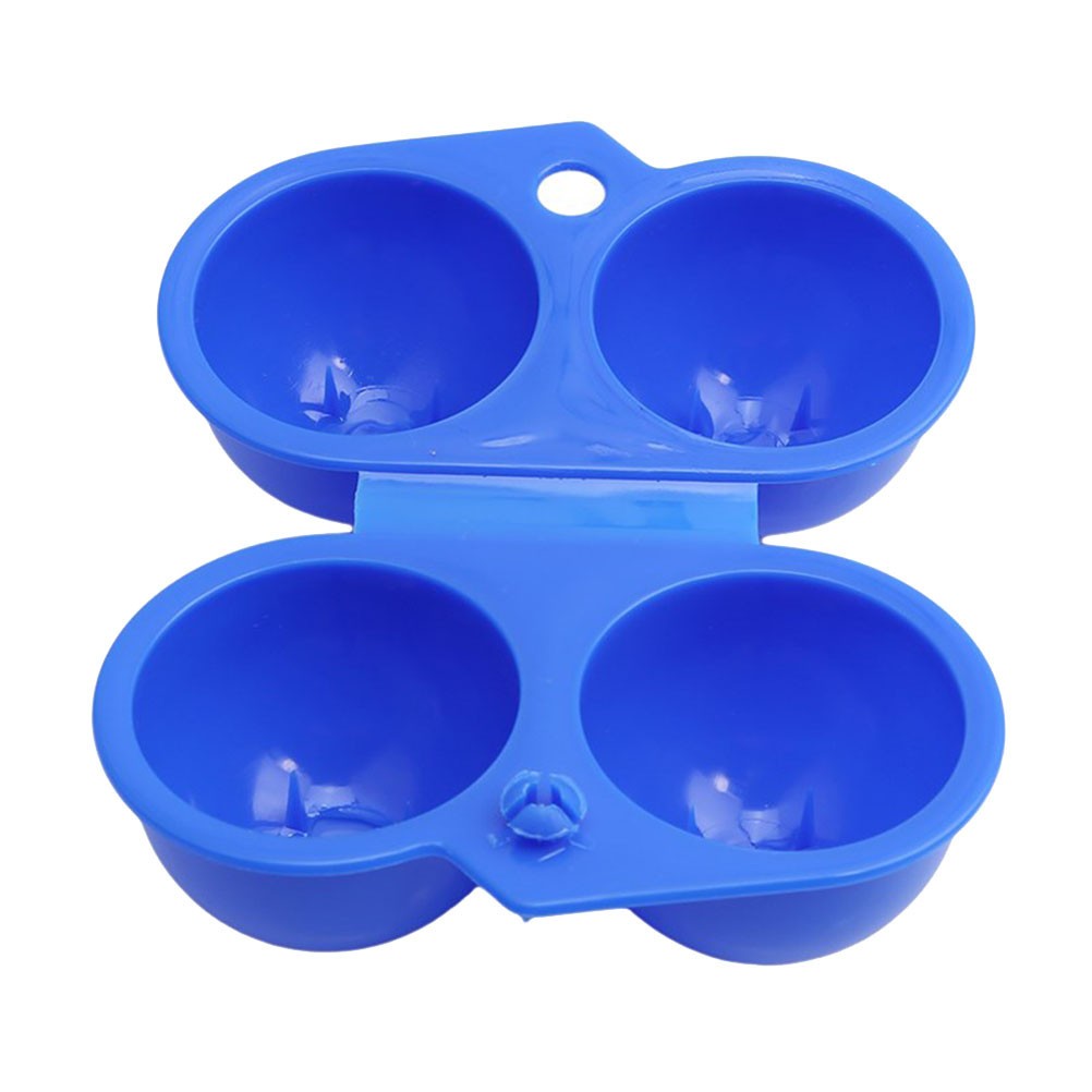 2 Pcs Shockproof Eggs Box Storage Camping Container Carrier for Travel