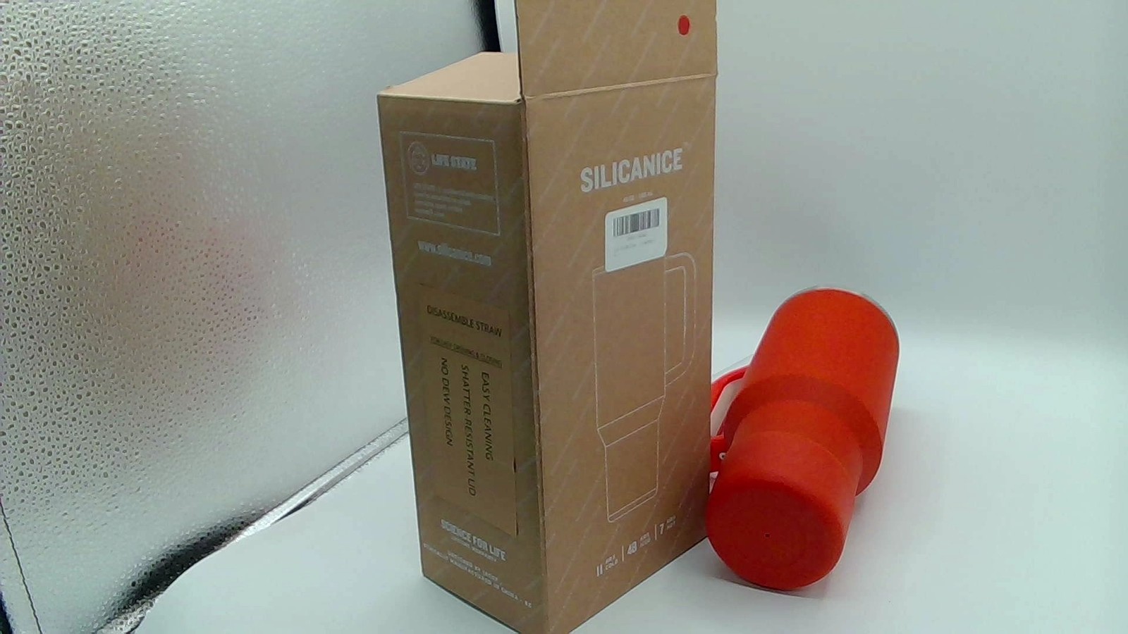 SILICANICE Desert Clay Insulated Stainless Steel Tumbler W/ Detachable Straw