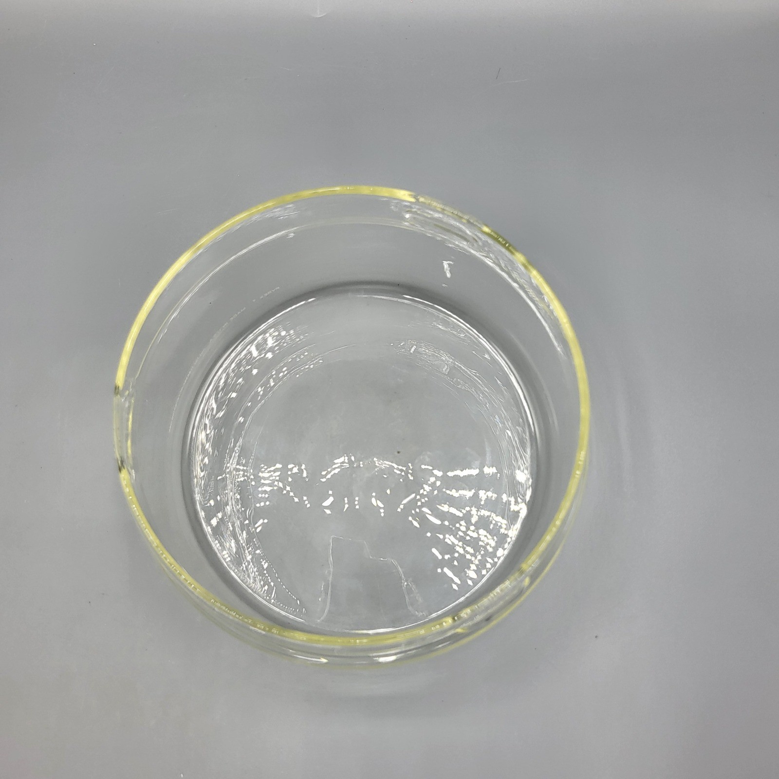 Vtg Pyrex Spice O Life Glass Storage Bowl Container with Lid Round Clear White