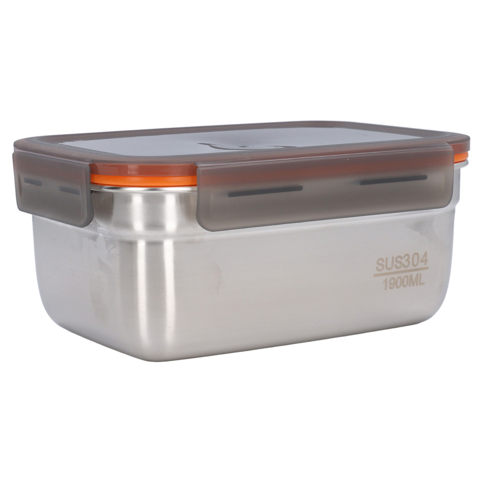 Leakproof Stainless Steel Rectangle Food Storage Box For Home Office Work Lunch