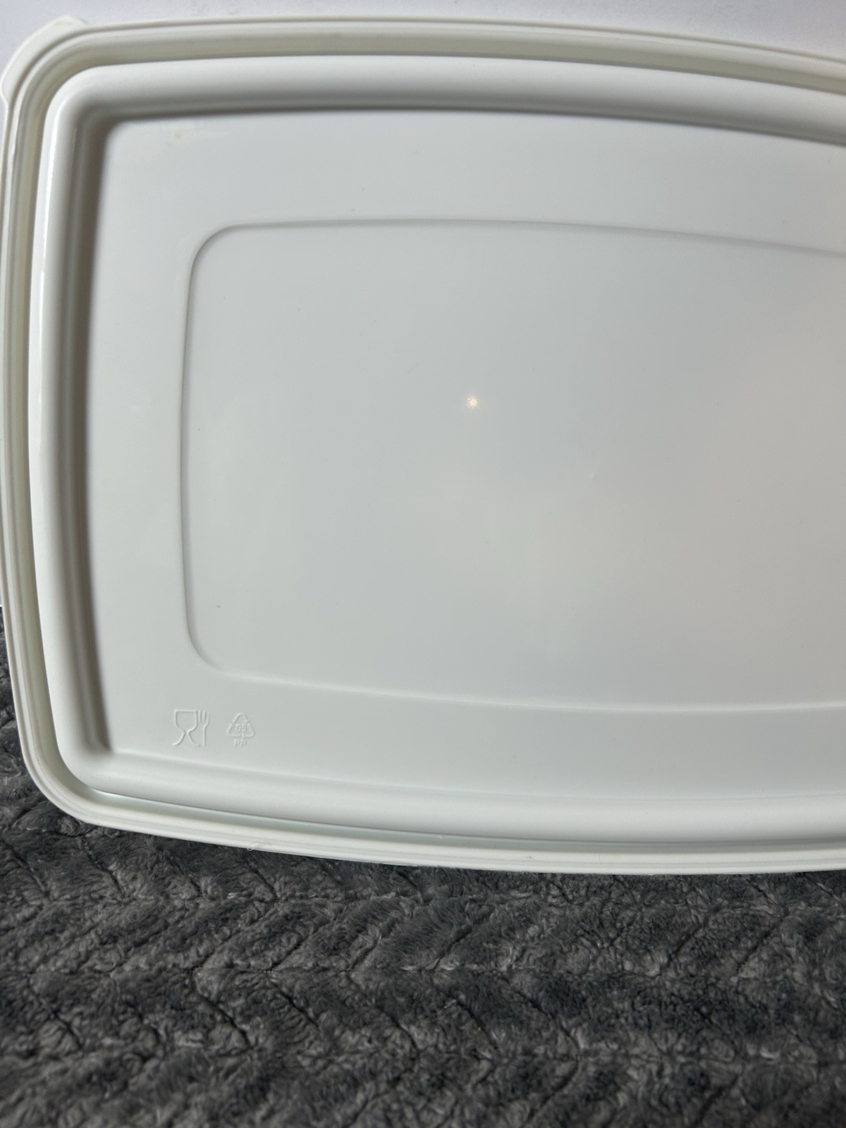 Deviled Egg Keeper Container – Clear with White Lid