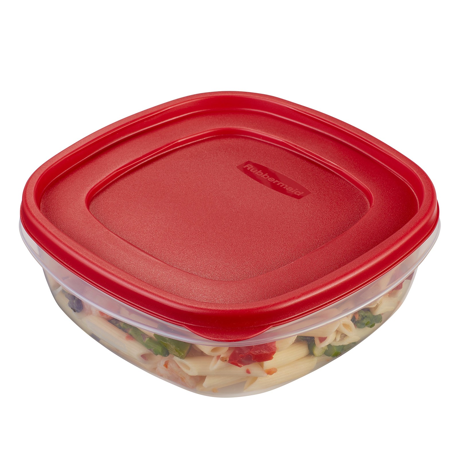 Easy Find Lids Food Storage Container, 9 Cup, Racer Red
