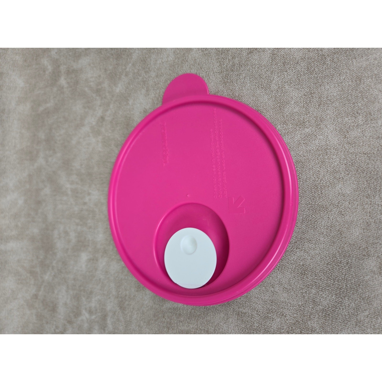 2 Pink Tupperware CrystalWave Seals ~ Lids # 2