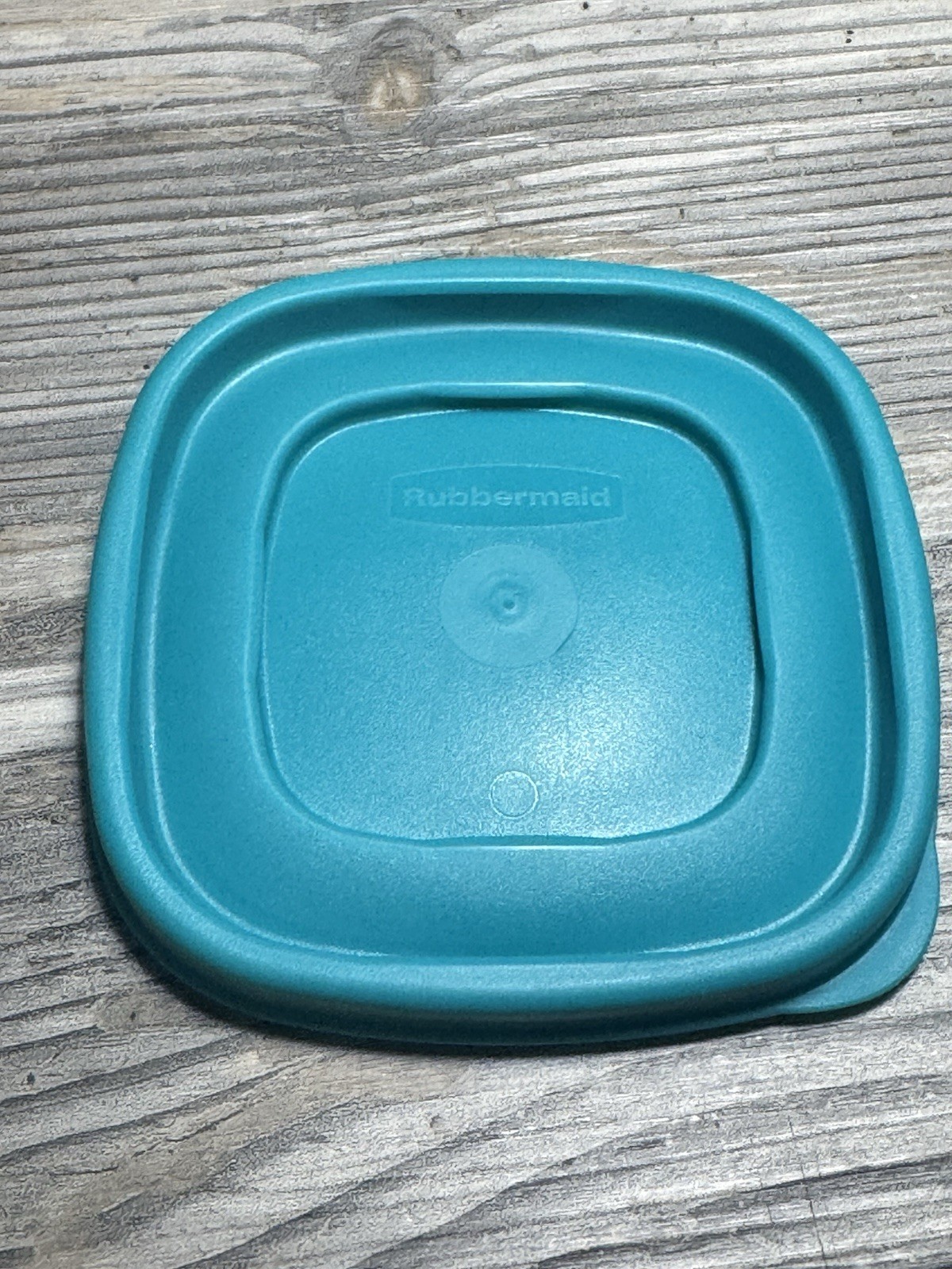 Rubbermaid Teal Turquoise Replacement Lid Cover 4” Square 7J58 D3