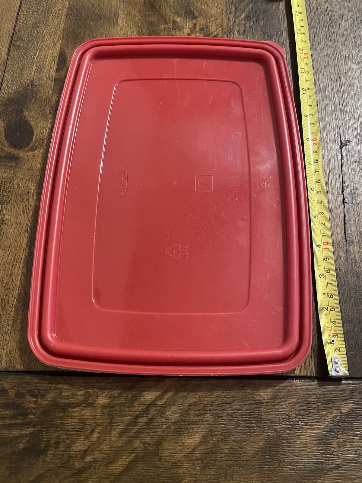 Rubbermaid Deviled Egg Keeper Food Storage Container Red 12 x 8.5 Inches