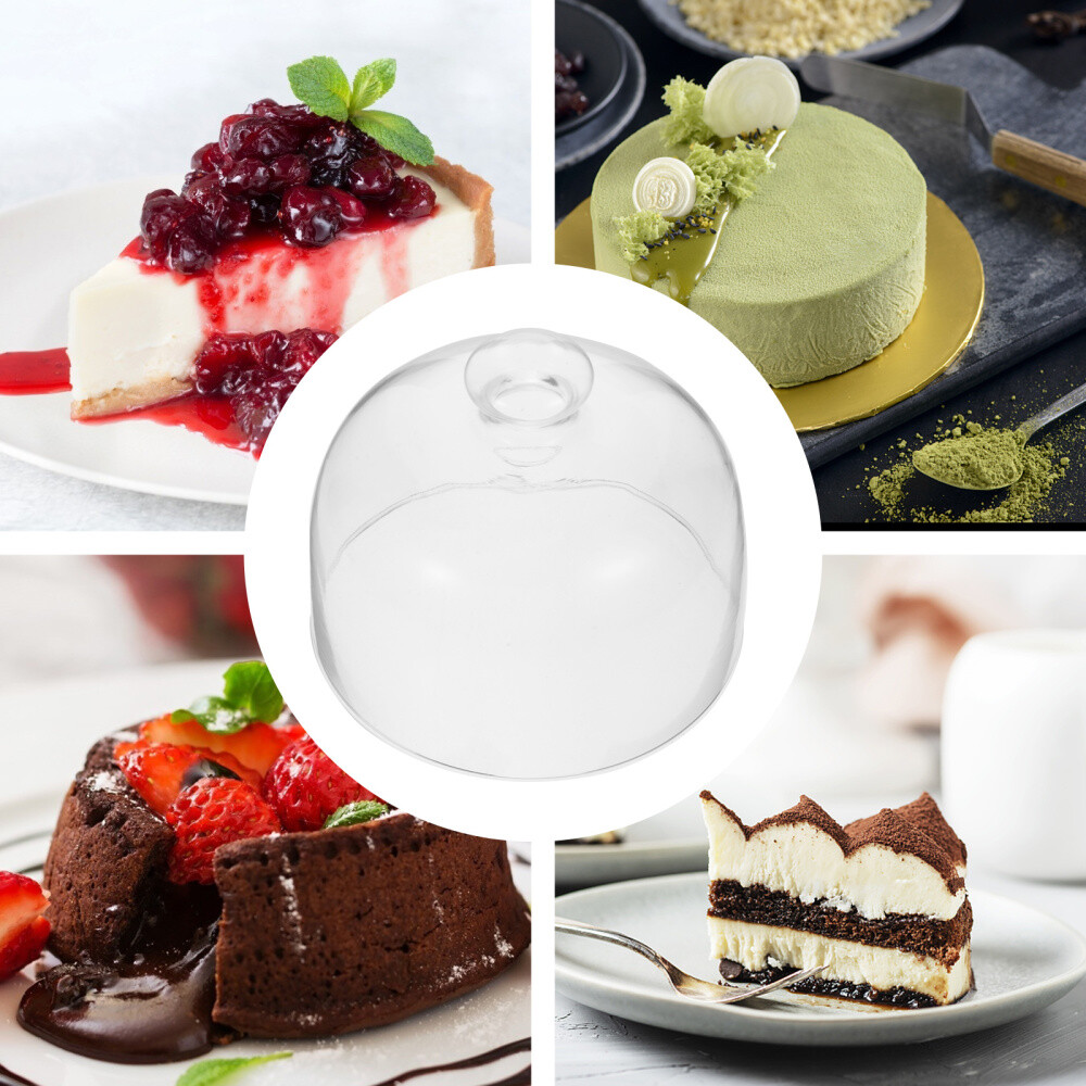 Food Display Cover Food Dome Glass Bell Jar Cake Stand Cover Dessert Dome Cover