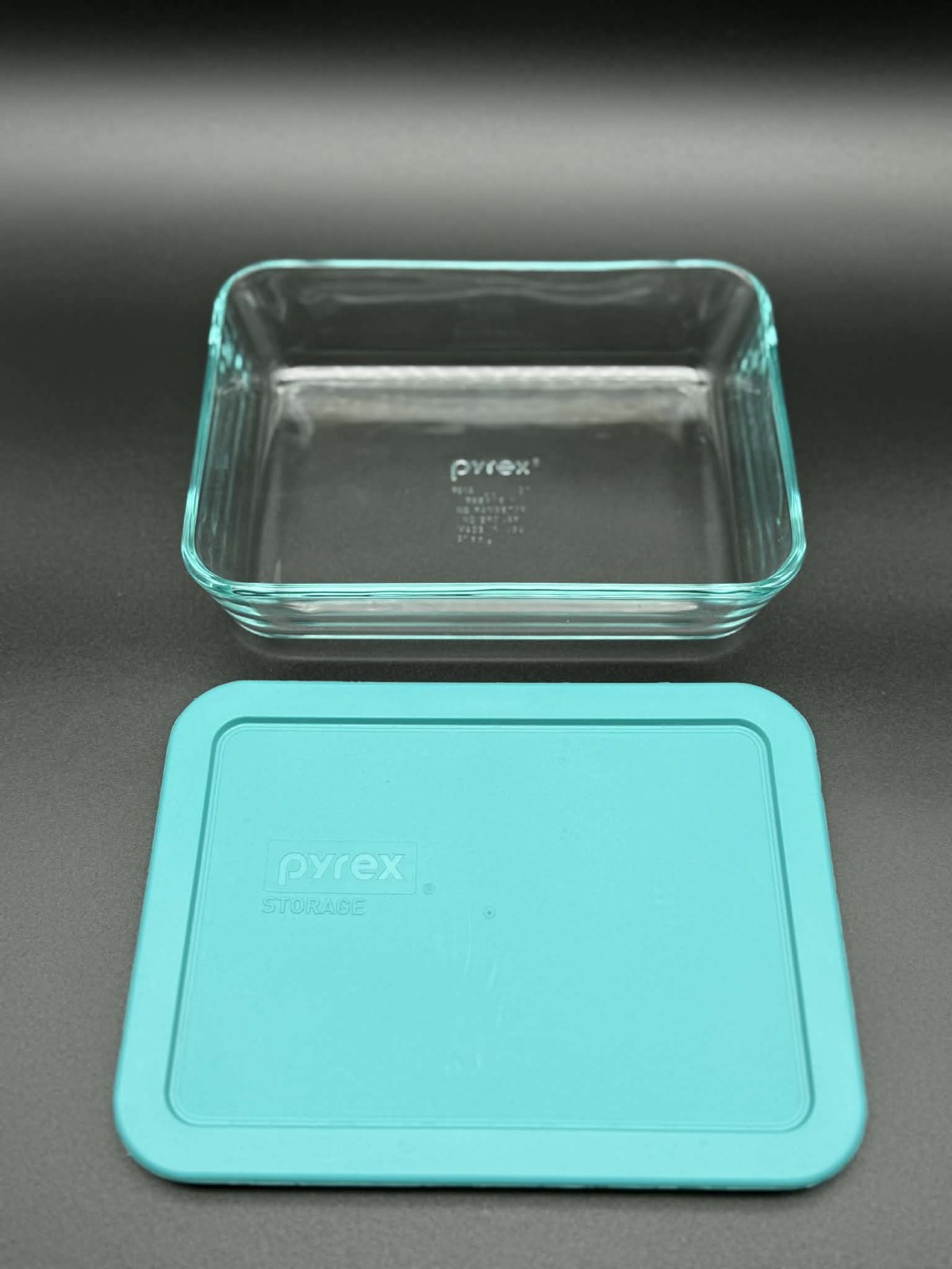 Pyrex 7210 Rectangle Clear Glass Casserole Baking Storage Dish 3 Cup With Lid