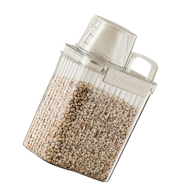 Practical Storage Box Convenient Rice Bucket Household Organization