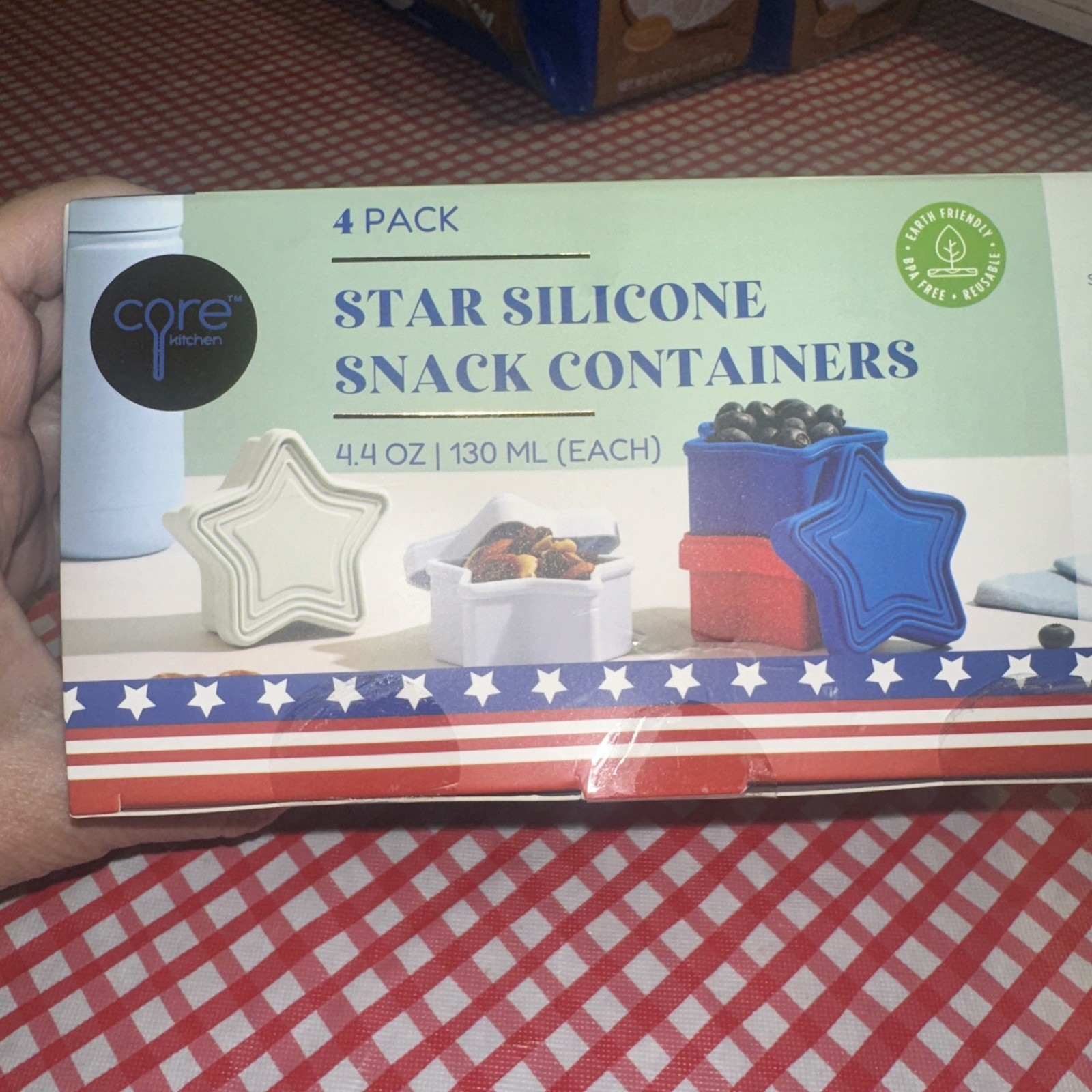 4 Pack 4.4oz Silicone Snack Container for , Reusable Silicone Food Storage Con..
