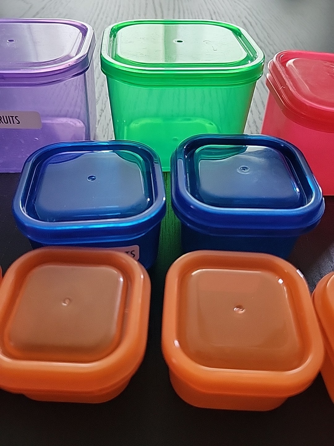 Beachbody 21 Day Fix 9 Piece Kit Color Coded Portion Control Containers for Meal