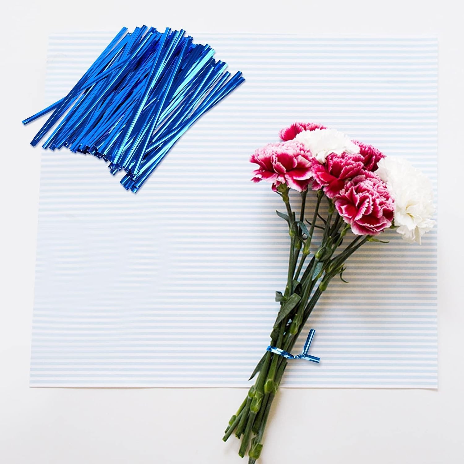 3200Pc Twist Ties Plastic 4in Bag Ties Reusable Bread Ties Christmas Home Office