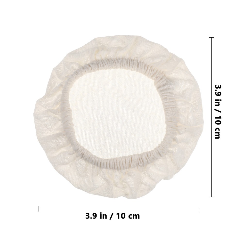 5 Pcs Stretchy Cloth Covers Cotton Jar Lid for Sourdough Starter Fermenting Jars